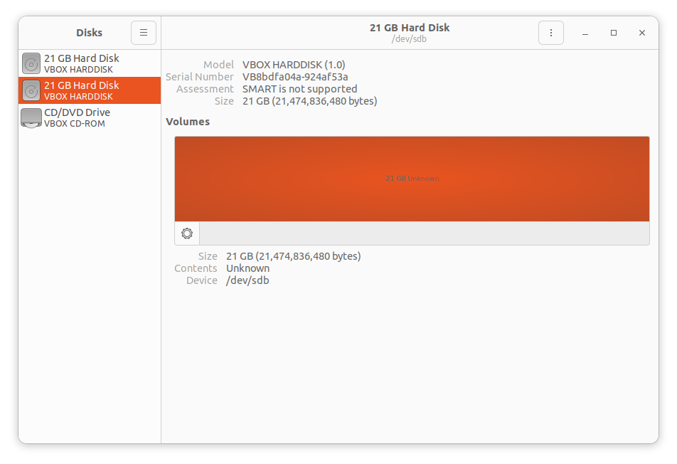 Disks interface