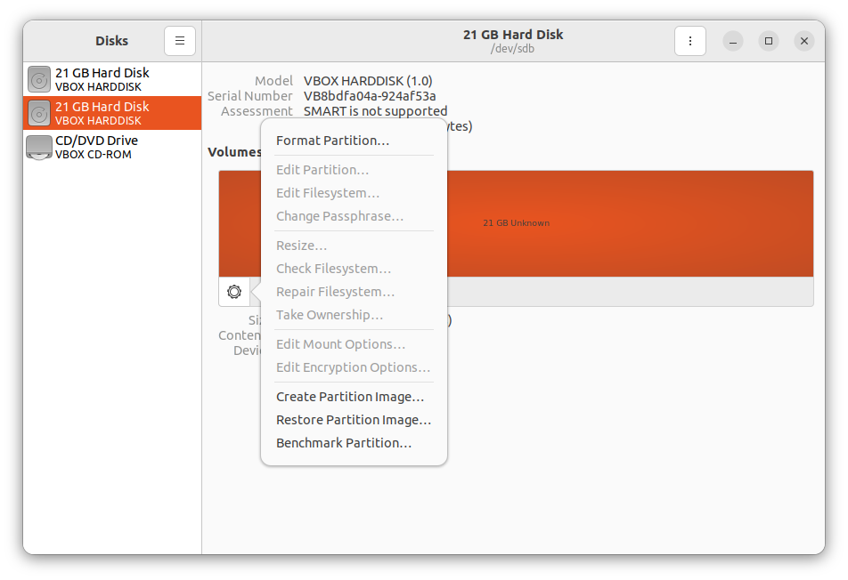 Formatting partitions with disks