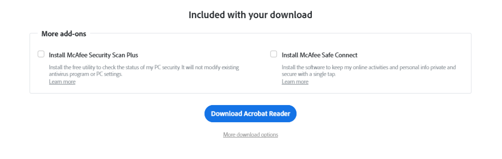 Adobe Reader Download for PDF files
