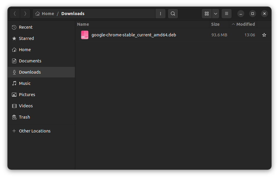 Downloads Folder on Ubuntu