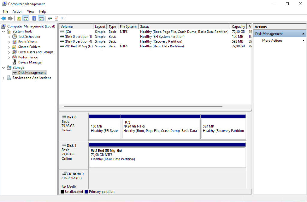 Windows Disk Management