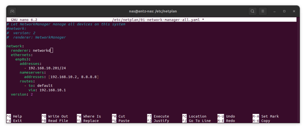 Static Ip Server Ubuntu