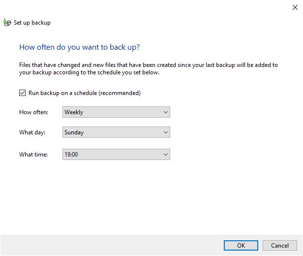 Backup Scheduler